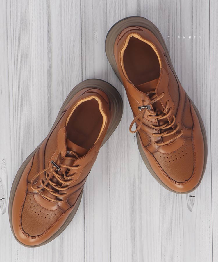                   عسلی مشکی کفش کژوال 0824  - تصویر 5