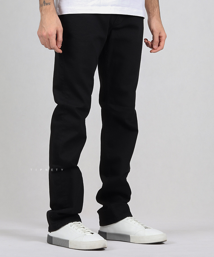 شلوار جین راسته مردانه مشکی 3794