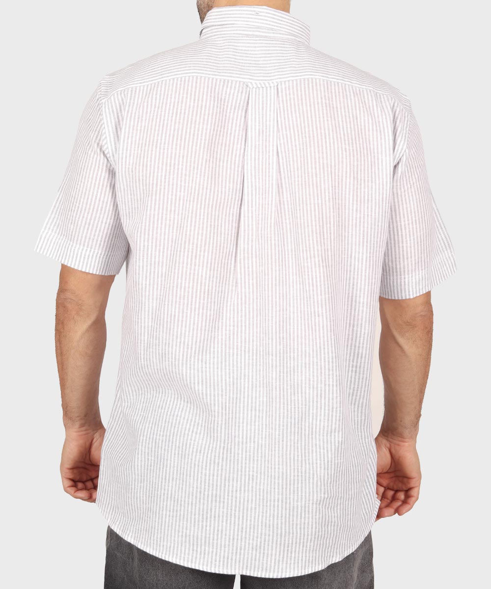 طوسی پیراهن آستین کوتاه کلاسیک 1424  - تصویر 5