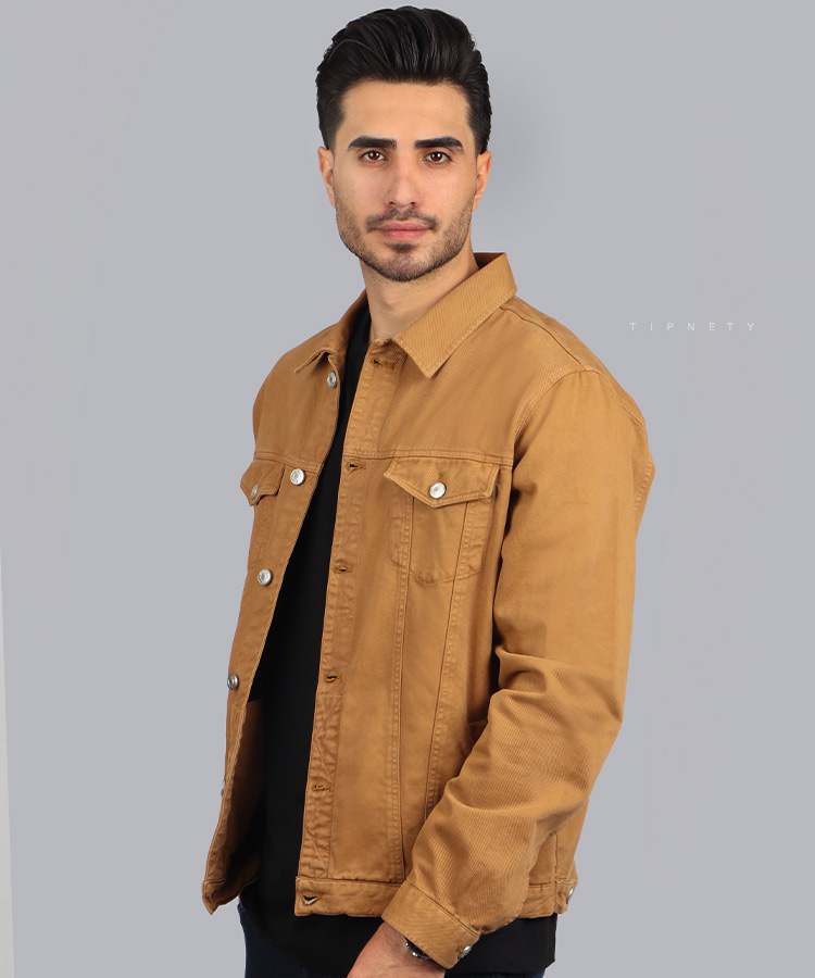                                                                                                                                                                                                                                                                                                                                                                                                                                                                                                           فرمی استخوانی زیتونی مشکی کرم قهوه ای آجری   زمستانه کت کتان 5229  - تصویر 4