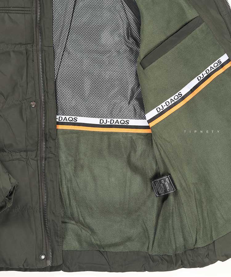           سورمه ای لجنی مشکی سبز زمستانه کاپشن 7065  - تصویر 13