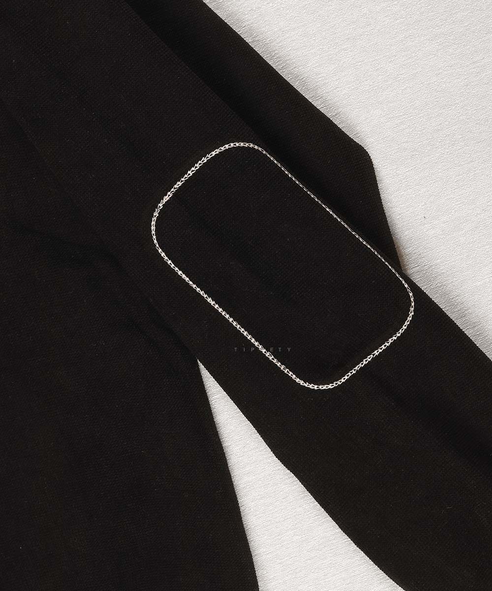 شیری لجنی مشکی پاییزه پلیور 7137  - تصویر 10