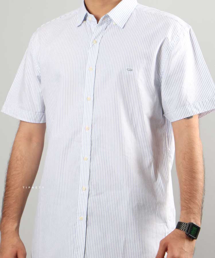 پیراهن مردانه اسپرت آستین کوتاه 3957