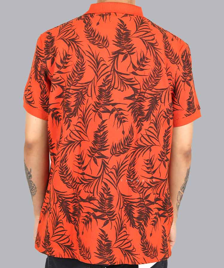                                                                                       آجری سفید ملانژ بنفش لجنی خردلی تیشرت یقه دار 1434  - تصویر 6