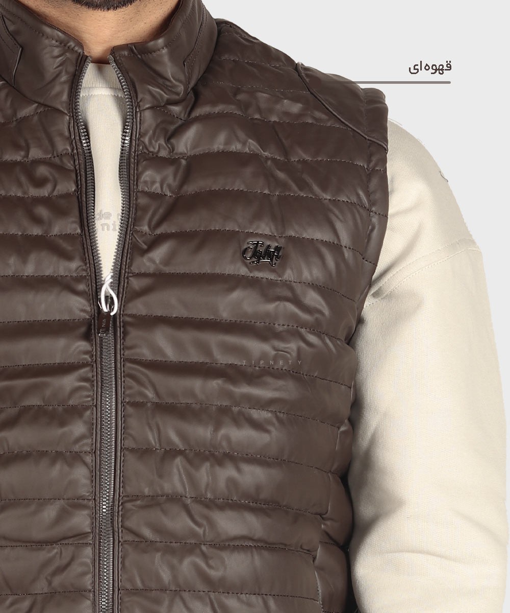 مشکی قهوه ای استخوانی زمستانه پافر 2549  - تصویر 4