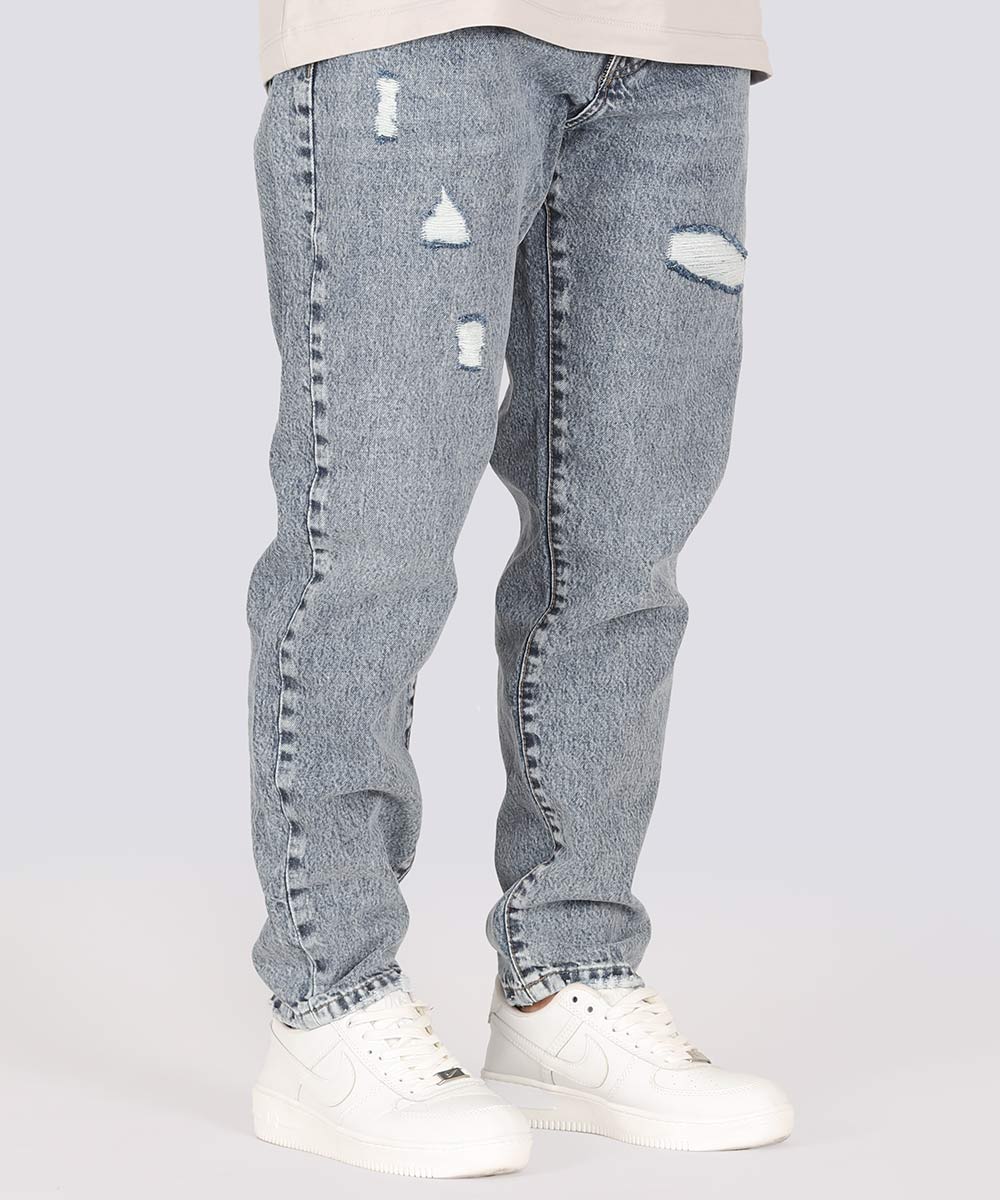   تیره       تیره       تیره آبی شلوار جین مام فیت 4907  - تصویر 8