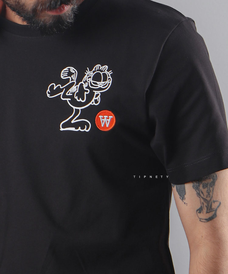 تیشرت طرح دار مردانه گارفیلد 1118