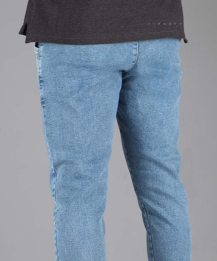 شلوار جین اسلش مردانه آبی 4186