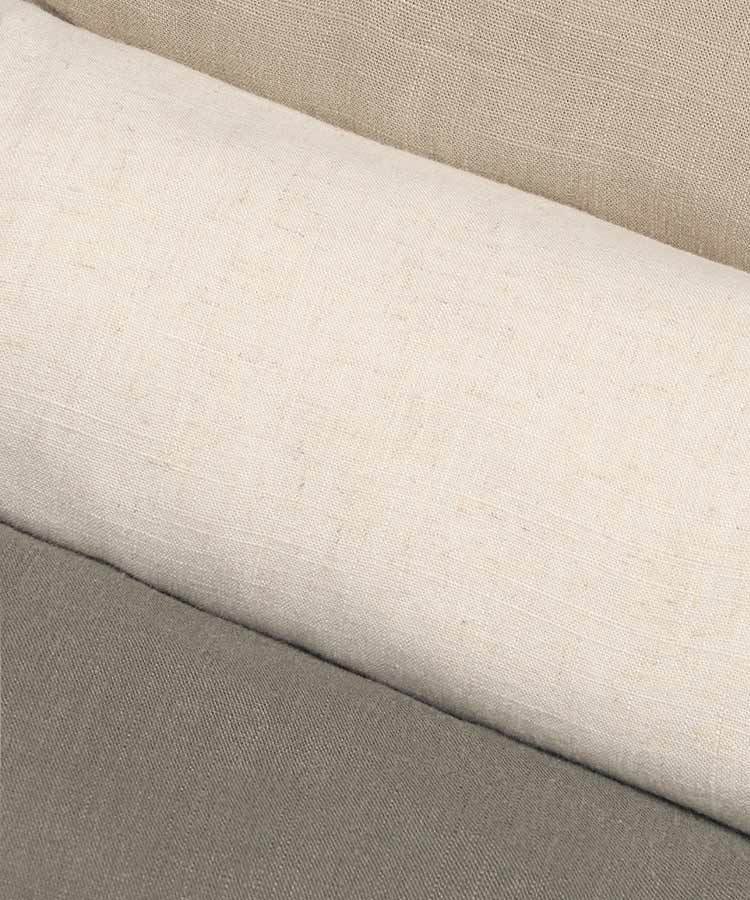                                                                                                                 کرم استخوانی زیتونی مشکی سورمه ای شلوار پارچه ای لینن 0060  - تصویر 9