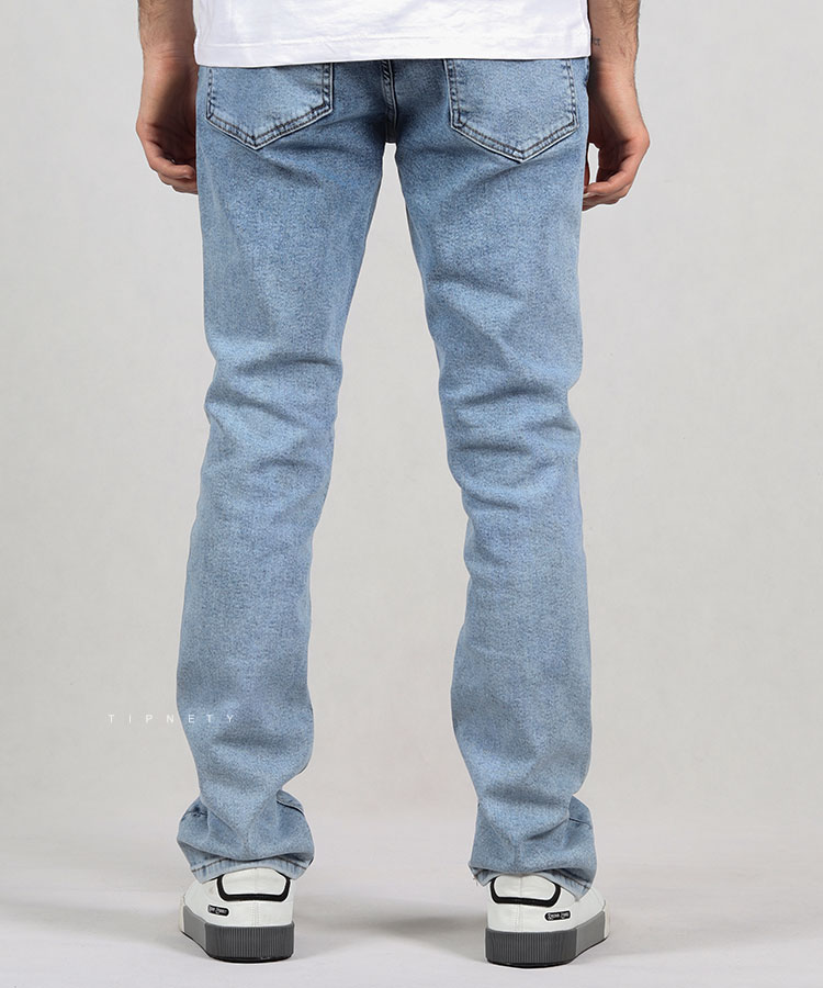         آبی یخی شلوار جین اسلیم 3788  - تصویر 3