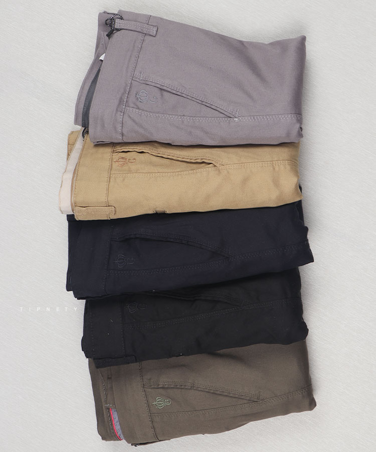 شلوار کتان مردانه راسته ساده 1014