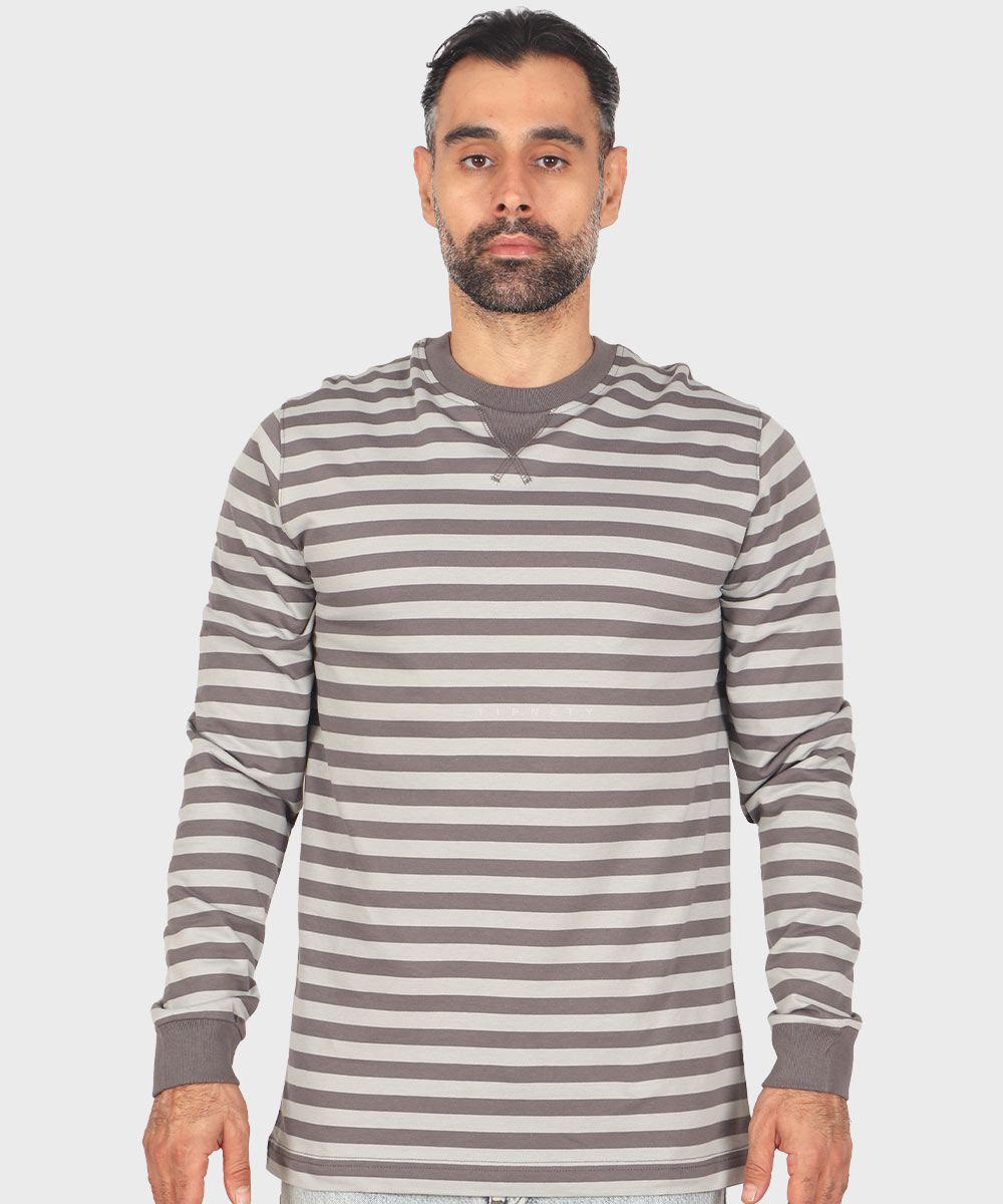                         مشکی دودی آبی پاییزه تیشرت 1746  - تصویر 4