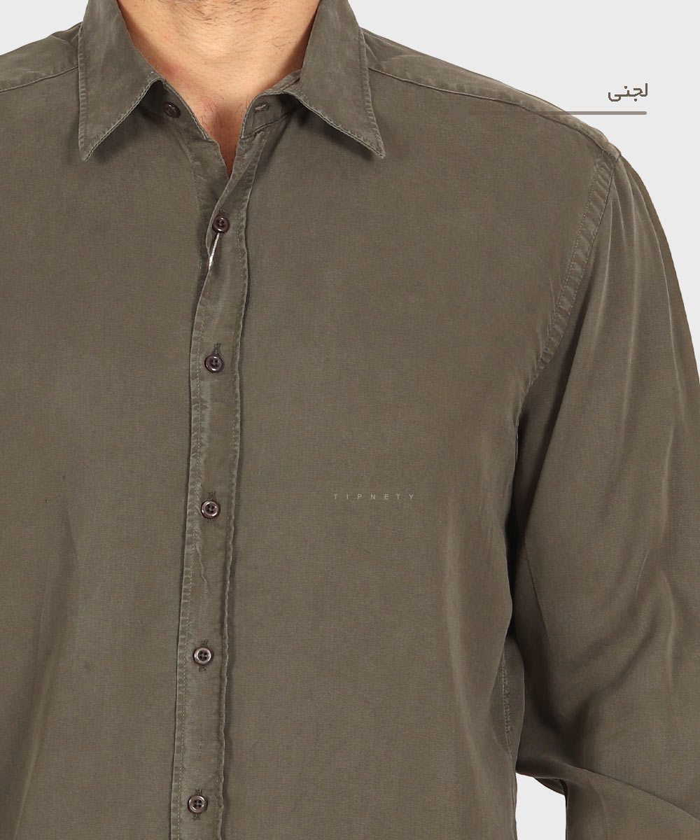                                                                         قهوه ای کرم تیره کرم روشن سفید آبی روشن لجنی مشکی سورمه ای پیراهن آستین بلند فیت 3970  - تصویر 18