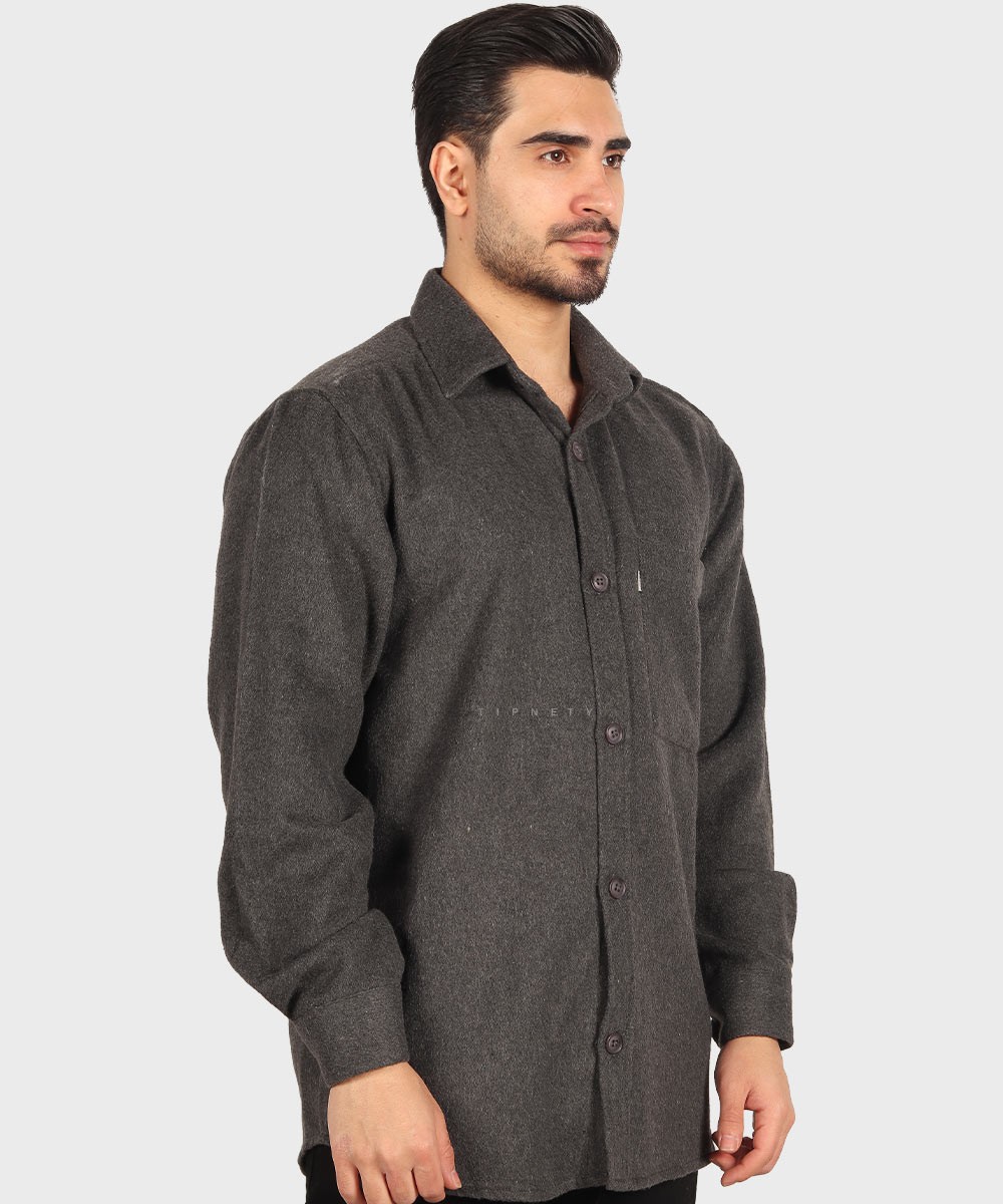                     قهوه ای دودی طوسی مشکی پاییزه پیراهن 0964  - تصویر 13