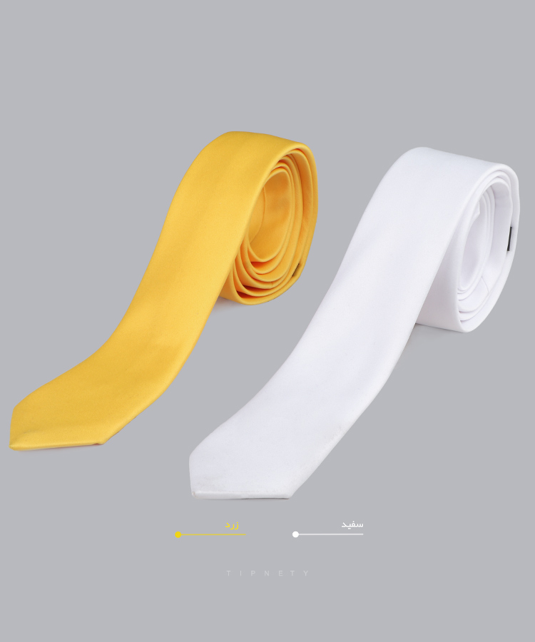 کراوات مردانه ساده و ساتن 7104