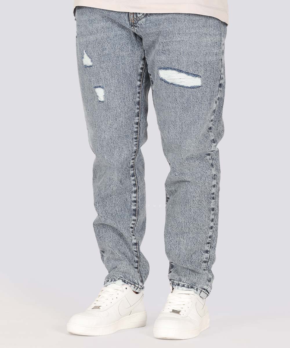   تیره       تیره       تیره آبی شلوار جین مام فیت 4907  - تصویر 6