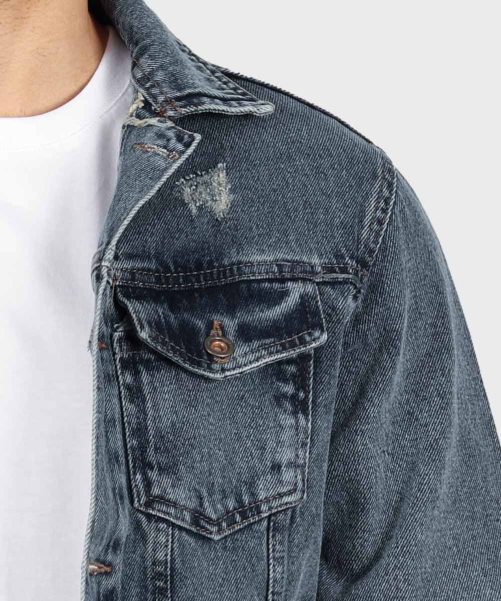     آبی چرک زمستانه کت جین 0213  - تصویر 3