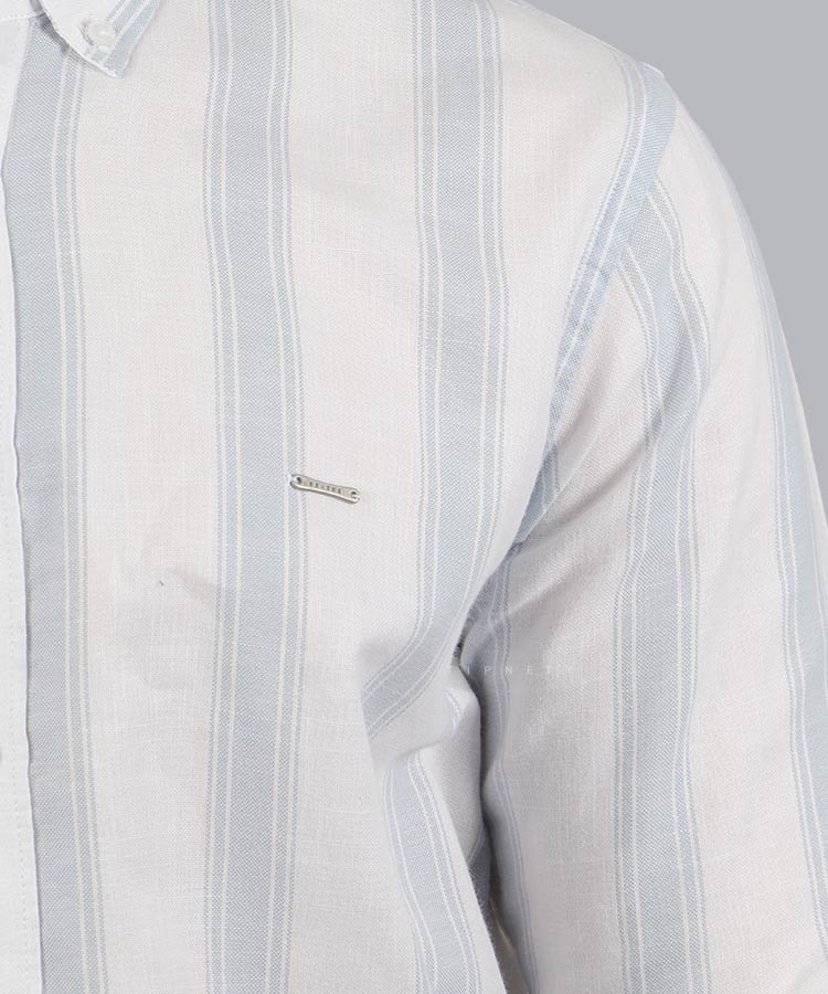                                                 آبی پیراهن آستین بلند فیت 5260  - تصویر 3