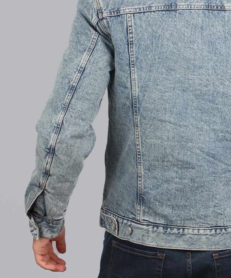                                                                                                                               ذغالی آبی زمستانه کت جین 6401  - تصویر 10