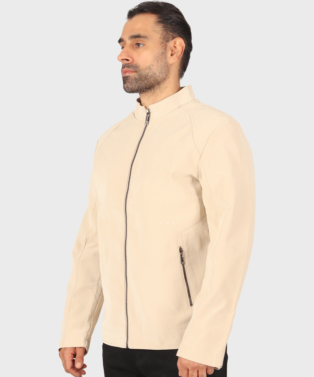                 سبز کرم مشکی زمستانه کت چرم 6015  - تصویر 17