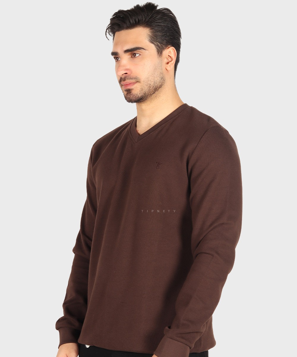                                                                                           آجری قهوه ای فرمی یشمی زرشکی خردلی کله غازی آبی روشن کاربنی سبز آبی چرک لجنی صدری مشکی پاییزه پلیور 5353  - تصویر 24