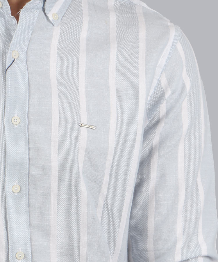                                             آبی پیراهن آستین بلند فیت 1230  - تصویر 3