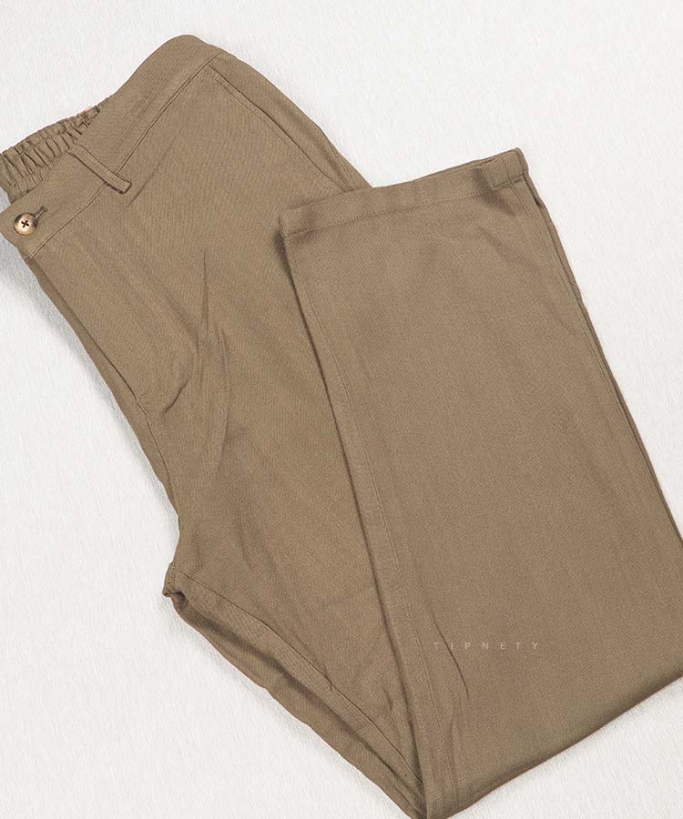 شلوار لینن بگ مردانه 0387