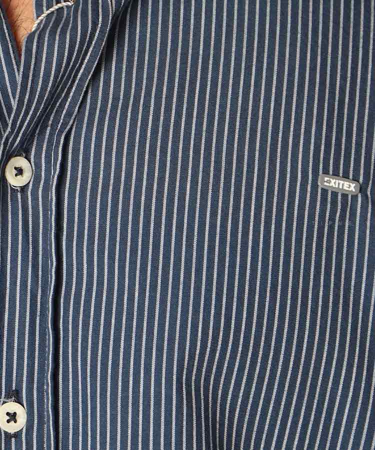         سورمه ای پیراهن آستین بلند فیت 0954  - تصویر 3