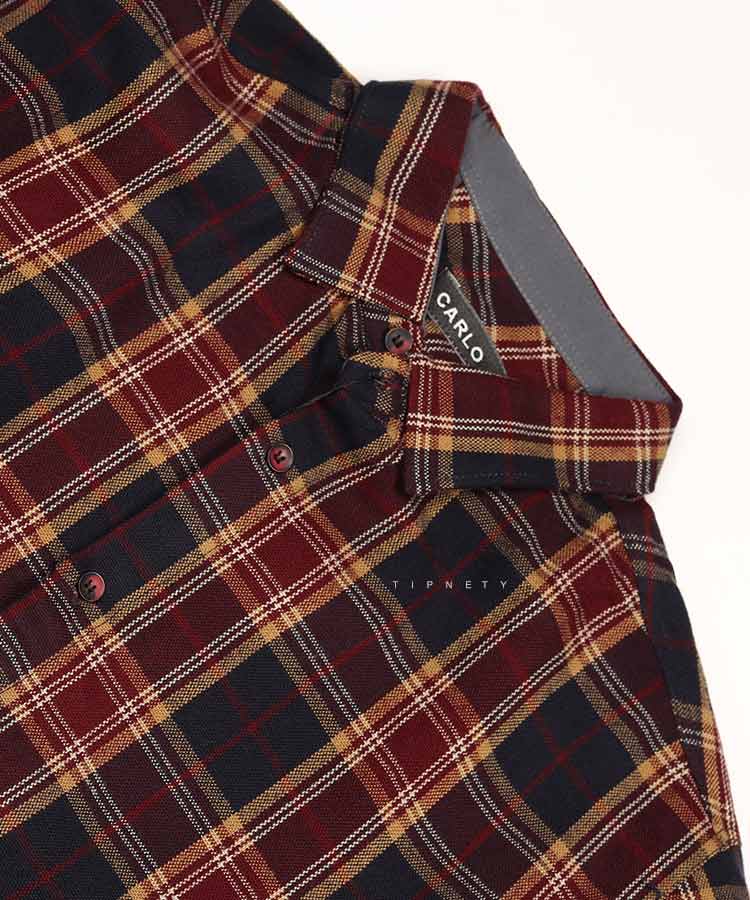 پیراهن مردانه پشمی و چهارخانه 0401