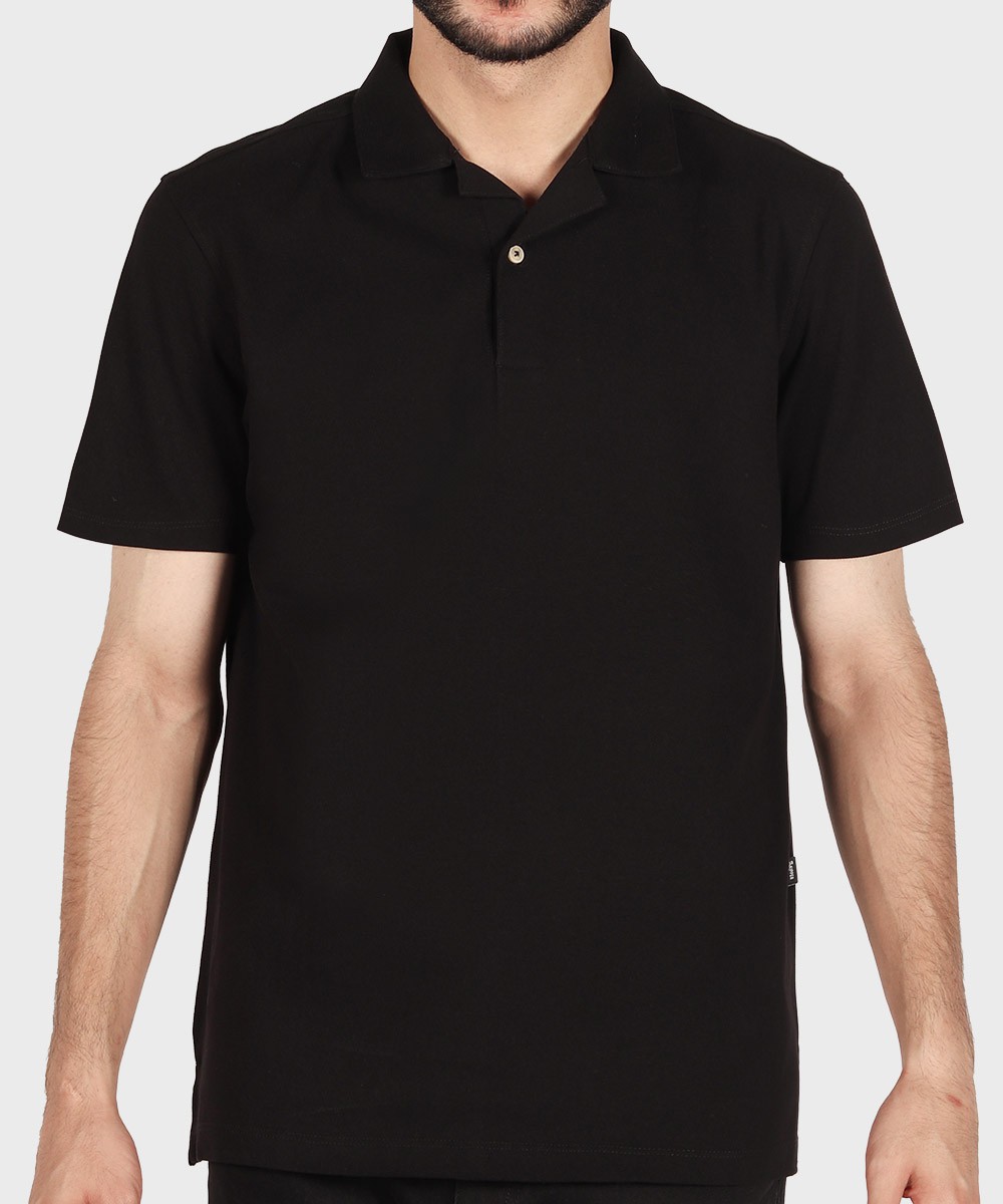         مشکی تیشرت یقه دار هادی زاده 8447  - تصویر 2