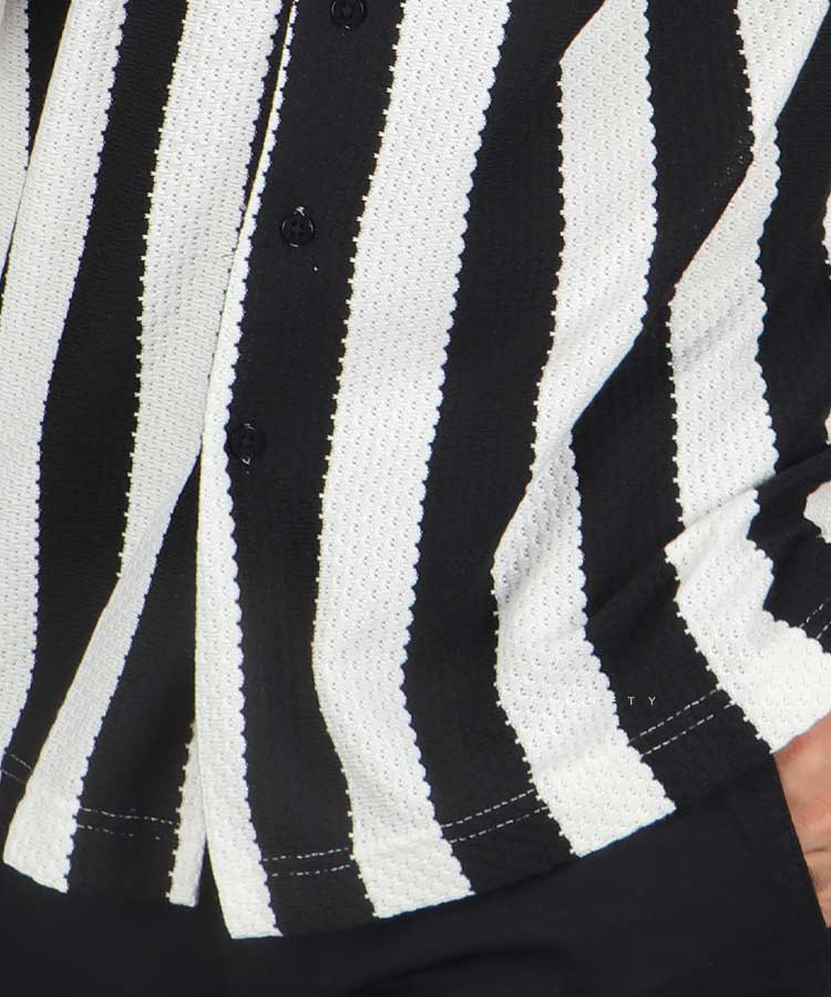                                                     سفید مشکی پیراهن یقه انگلیسی 1715  - تصویر 7