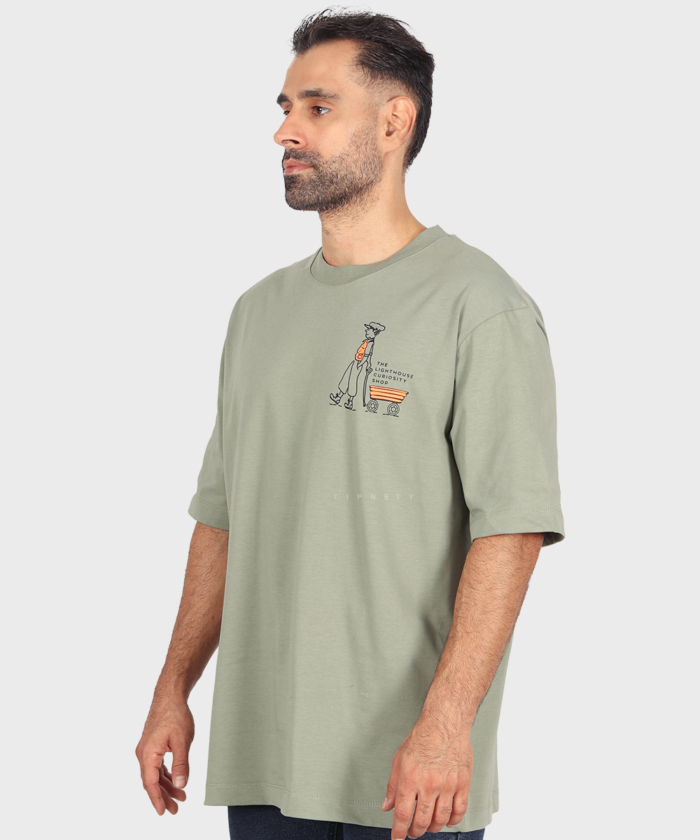         سفید خاکی صدری تیشرت لش 1725  - تصویر 5