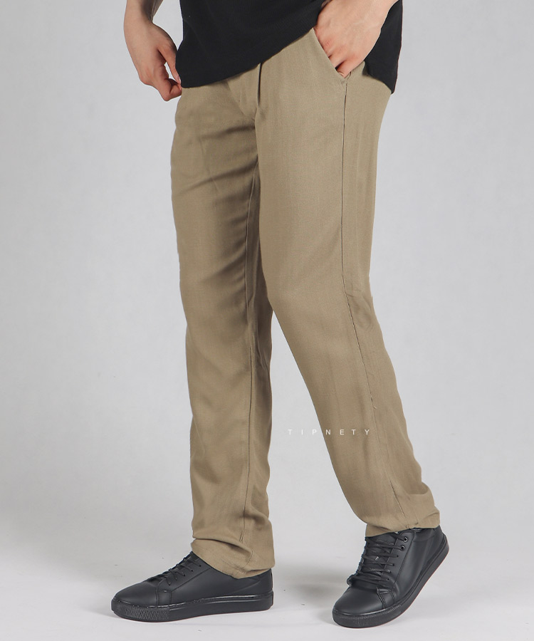 شلوار لینن مردانه پیله دار 0072