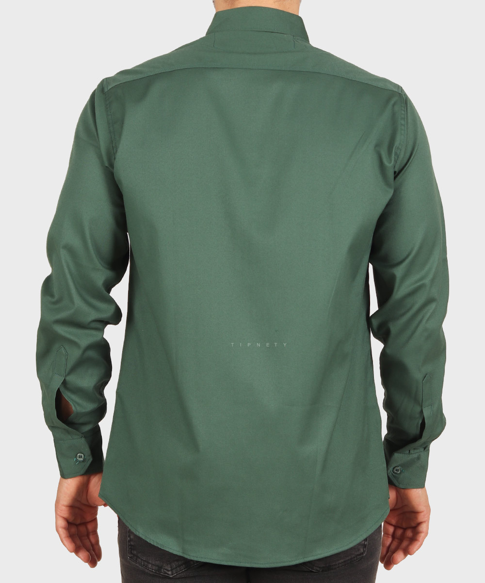                   مشکی سفید لجنی یشمی شیری فیروزه ای آبی تیره آبی روشن زرشکی سورمه ای طوسی روشن کله غازی سبز پیراهن آستین بلند فیت 0387  - تصویر 19