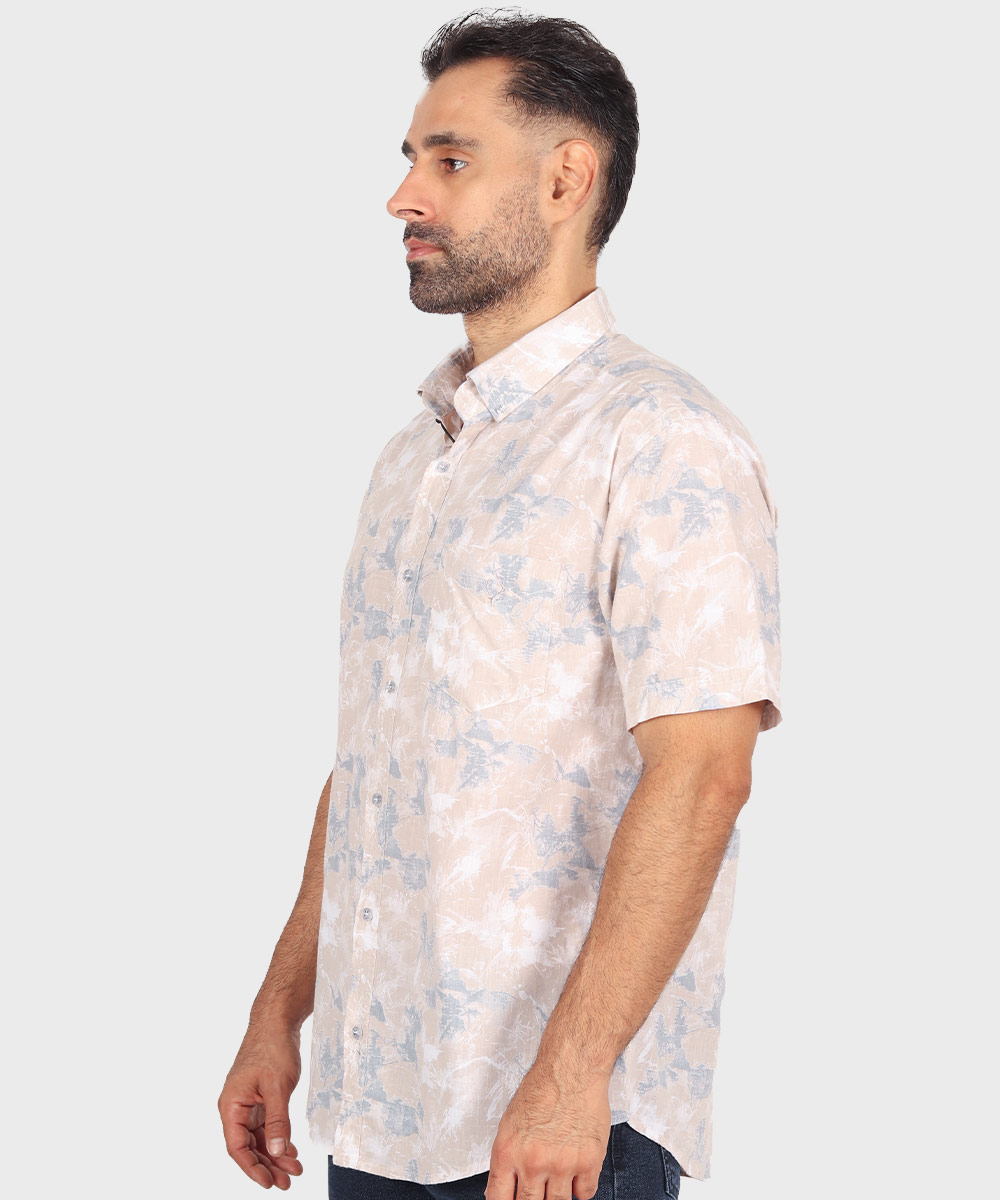             آبی پیراهن آستین کوتاه کلاسیک 5525  - تصویر 6