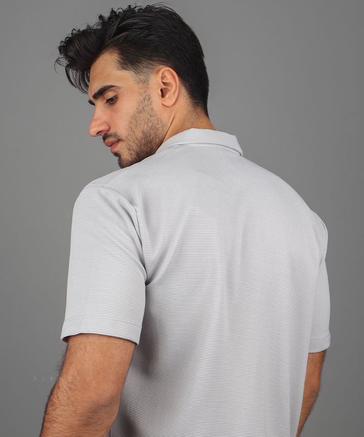 پیراهن یقه انگلیسی مردانه ساده 1166