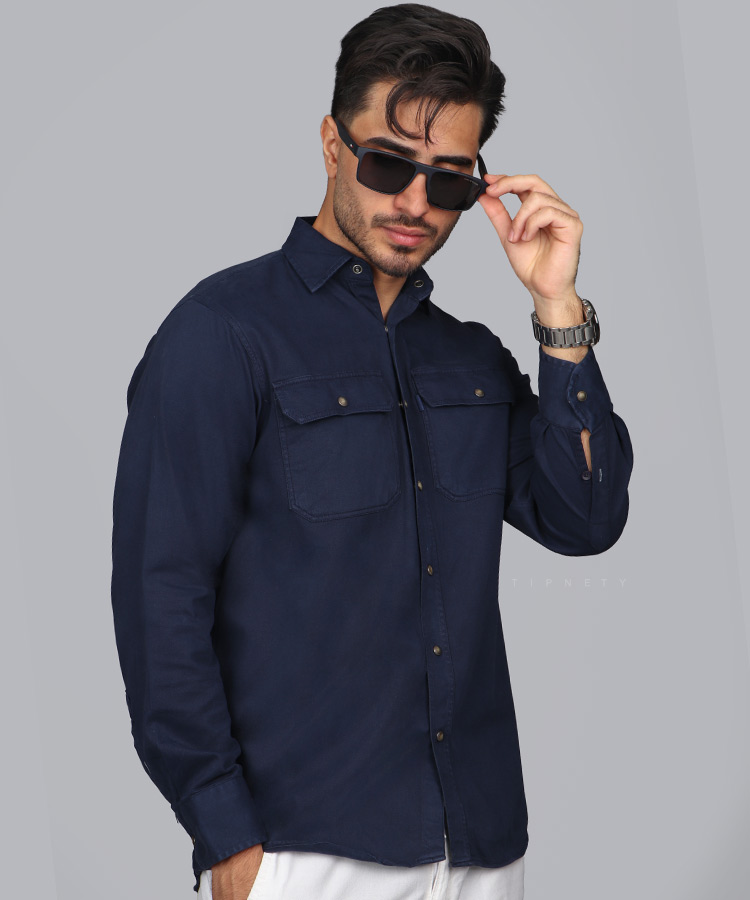 پیراهن مردانه کتان سنگشور 3020