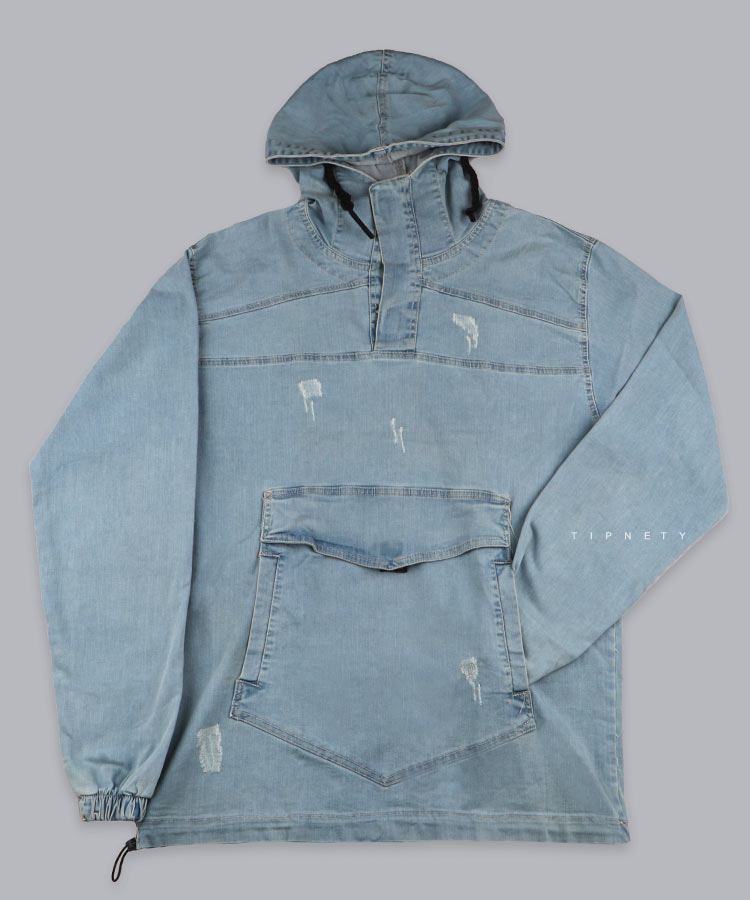                                                                   مشکی آبی روشن پاییزه هودی 6202  - تصویر 3