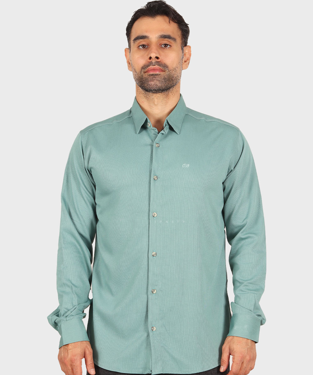                                                                                 مشکی طوسی روشن سورمه ای لجنی نفتی نسکافه ای فیروزه ای پیراهن آستین بلند فیت 0367  - تصویر 6