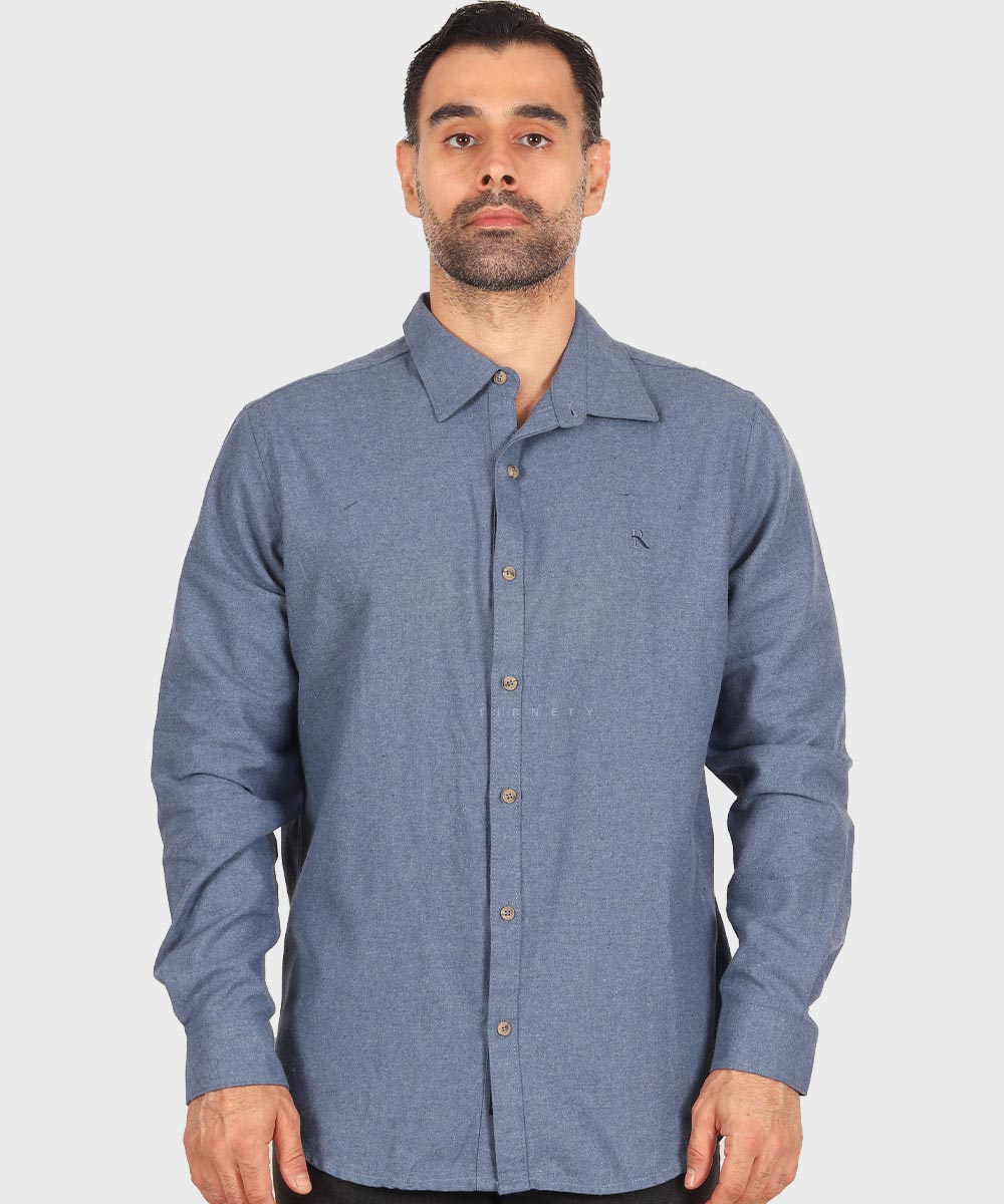 پیراهن مردانه پشمی ساده 2374