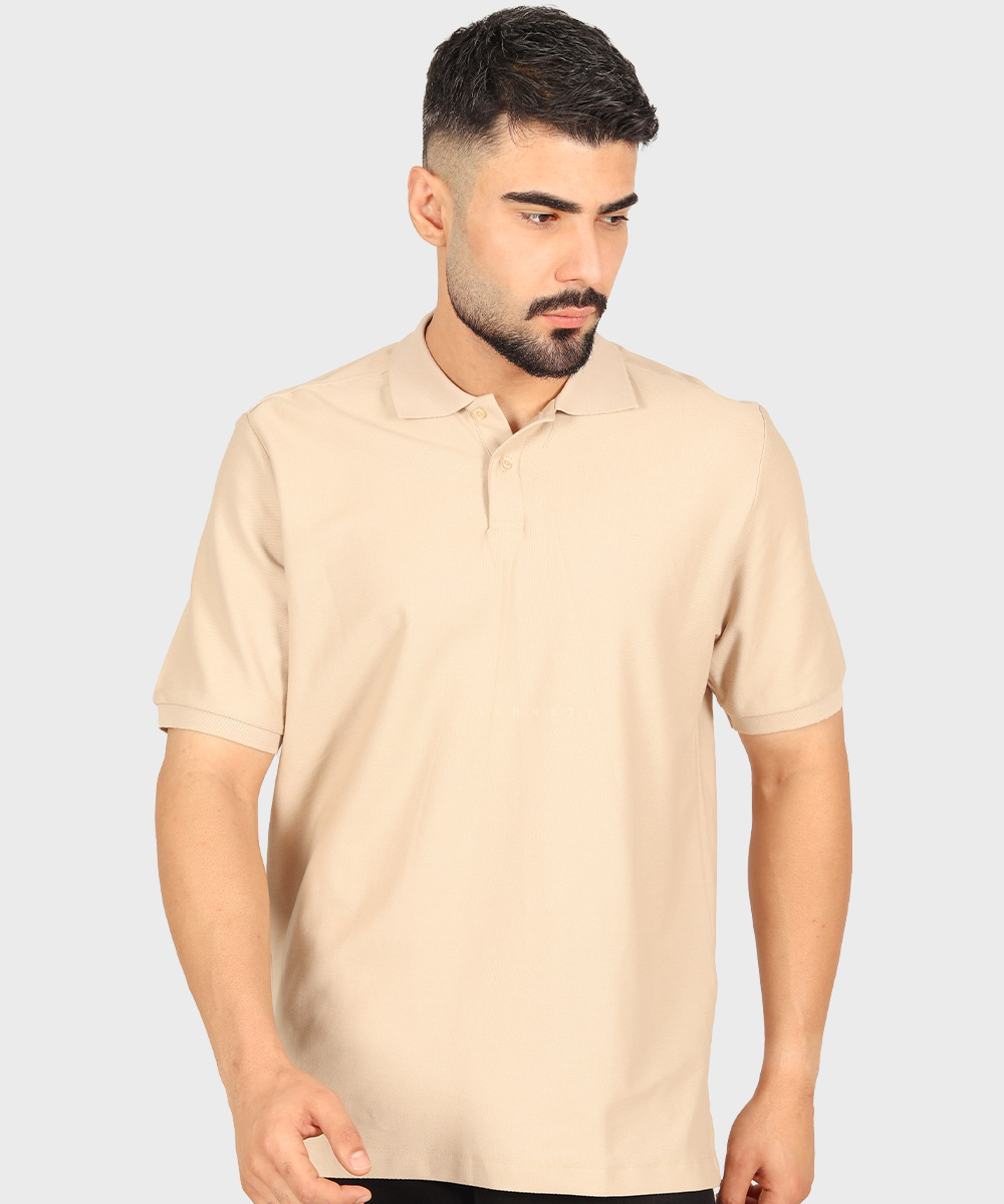 تیشرت یقه دار مردانه ساده 0596