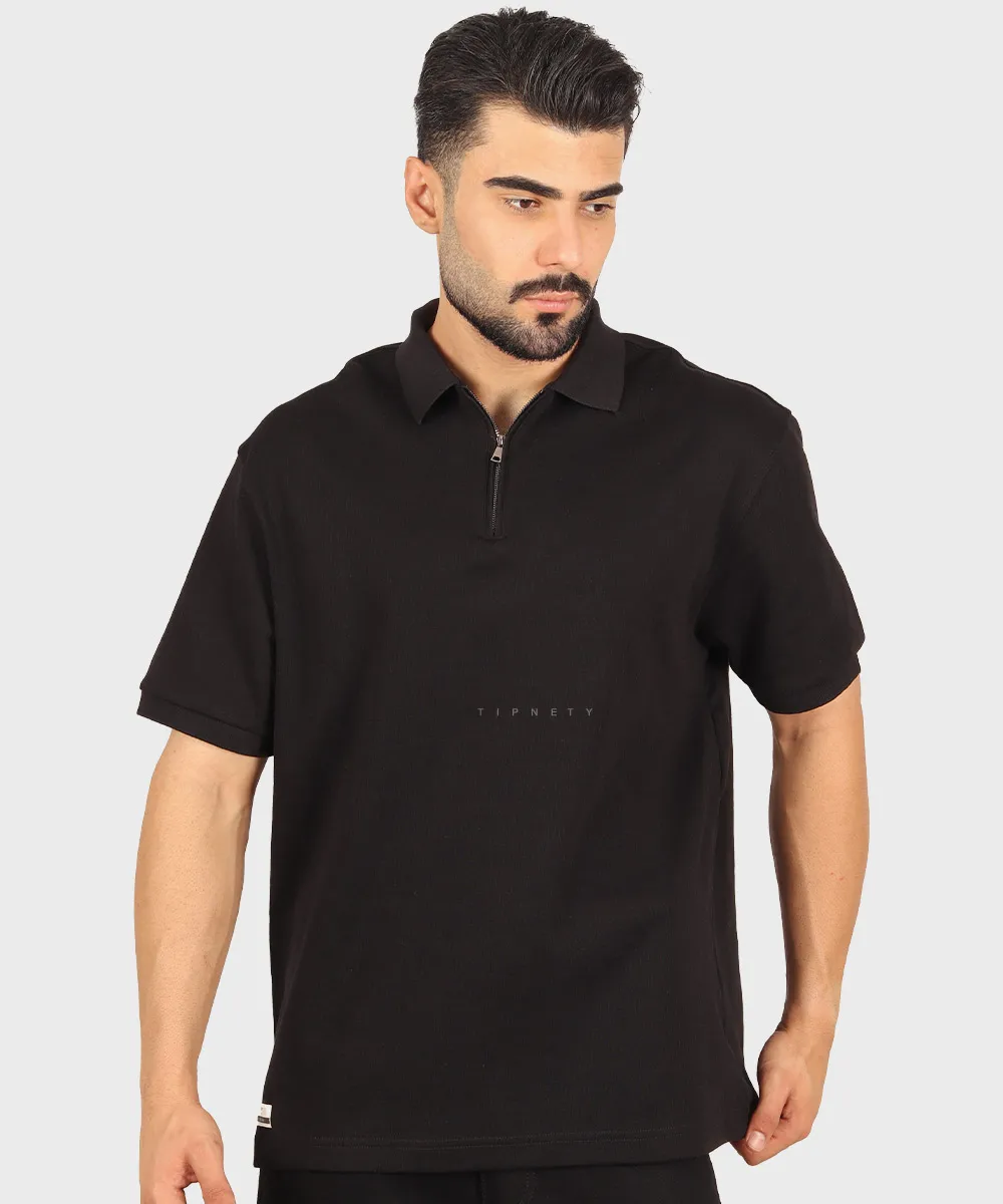 مشکی دودی شیری صدری سورمه ای خاکی تیشرت یقه دار 4036  - تصویر 4