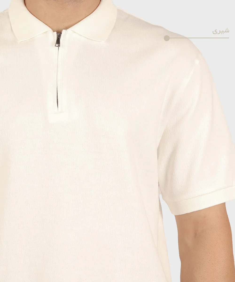 مشکی دودی شیری صدری سورمه ای خاکی تیشرت یقه دار 4036  - تصویر 11