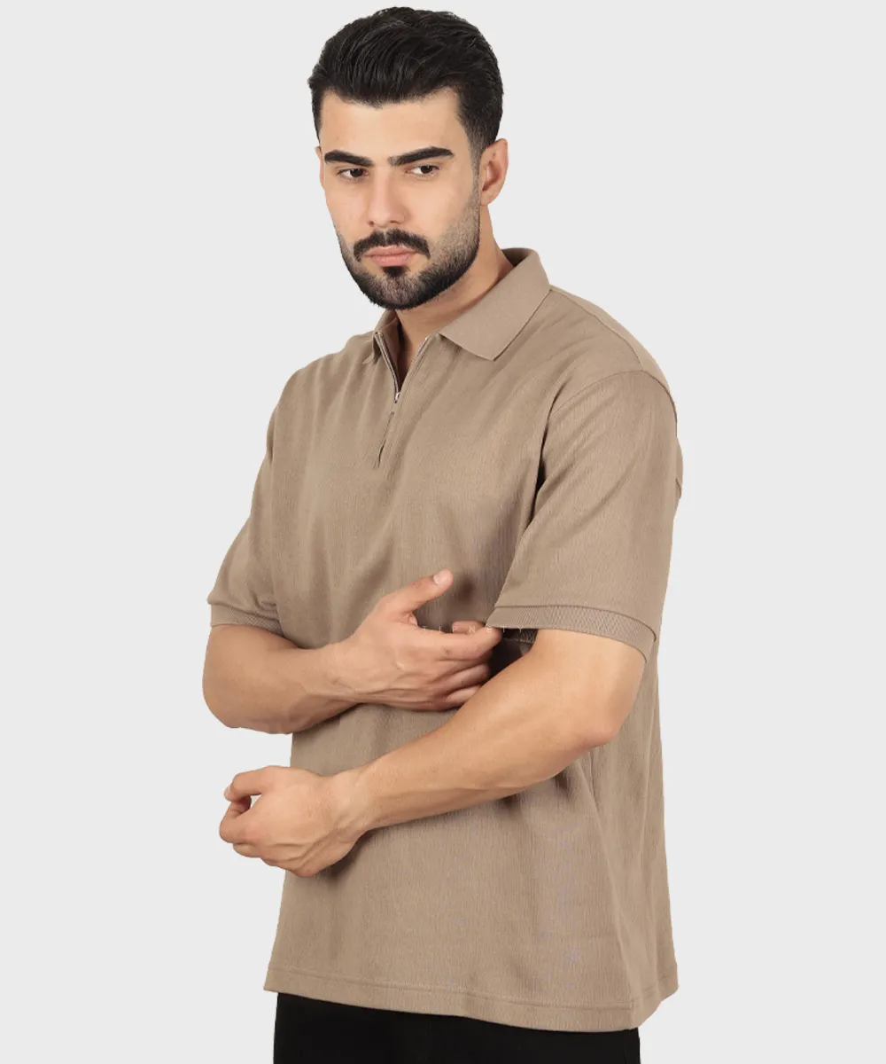 مشکی دودی شیری صدری سورمه ای خاکی تیشرت یقه دار 4036  - تصویر 15