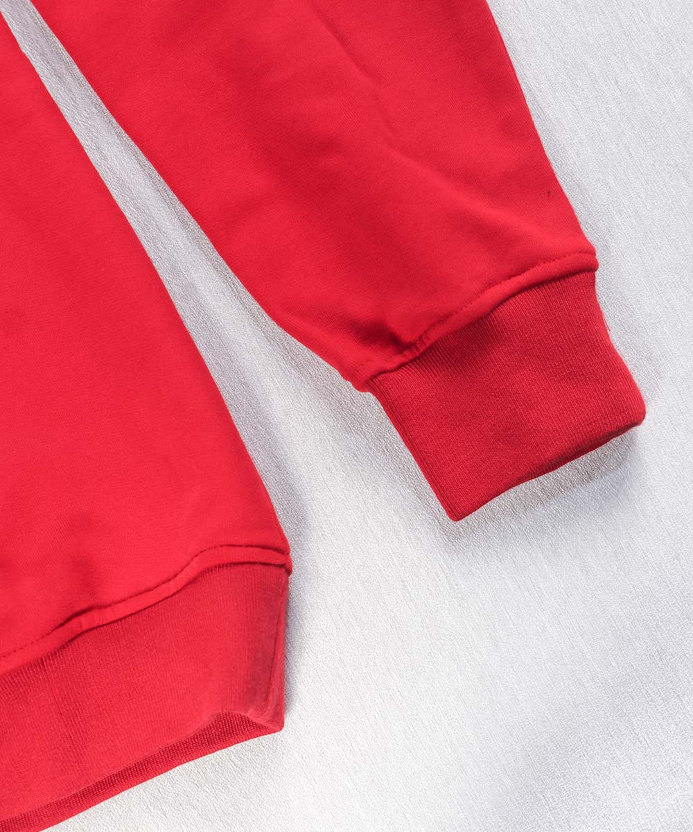         سورمه ای لجنی قرمز پاییزه پلیور 1786  - تصویر 16