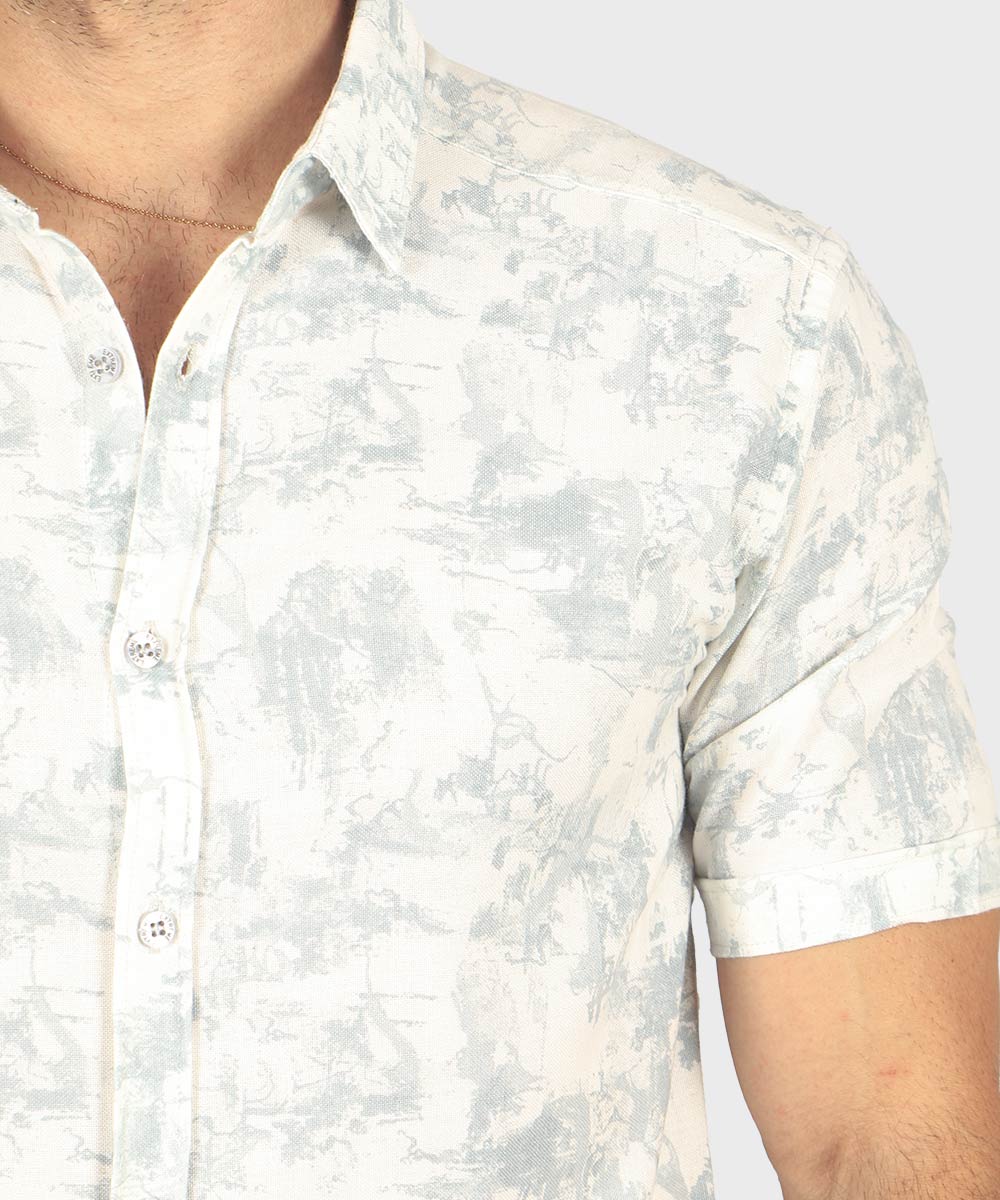 پیراهن مردانه آستین کوتاه طرحدار 0958