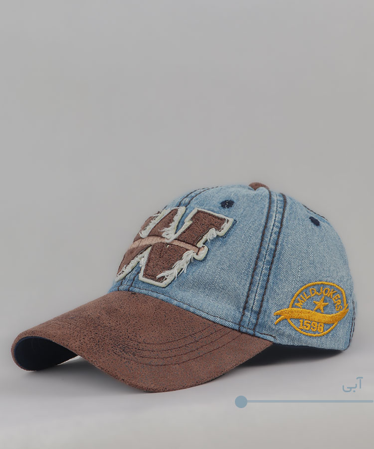 کلاه کپ جین مردانه طرح W کد 6254