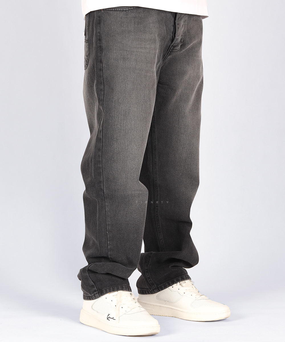                 ذغالی شلوار جین بگ استایل 0461  - تصویر 3