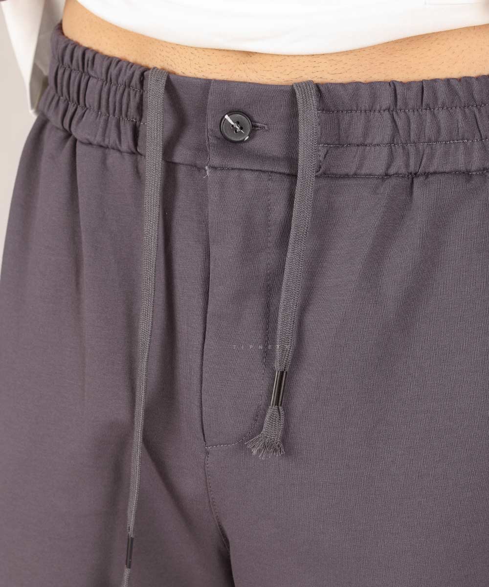       طوسی تیره مشکی شلوار پارچه ای اسلش 1694  - تصویر 6