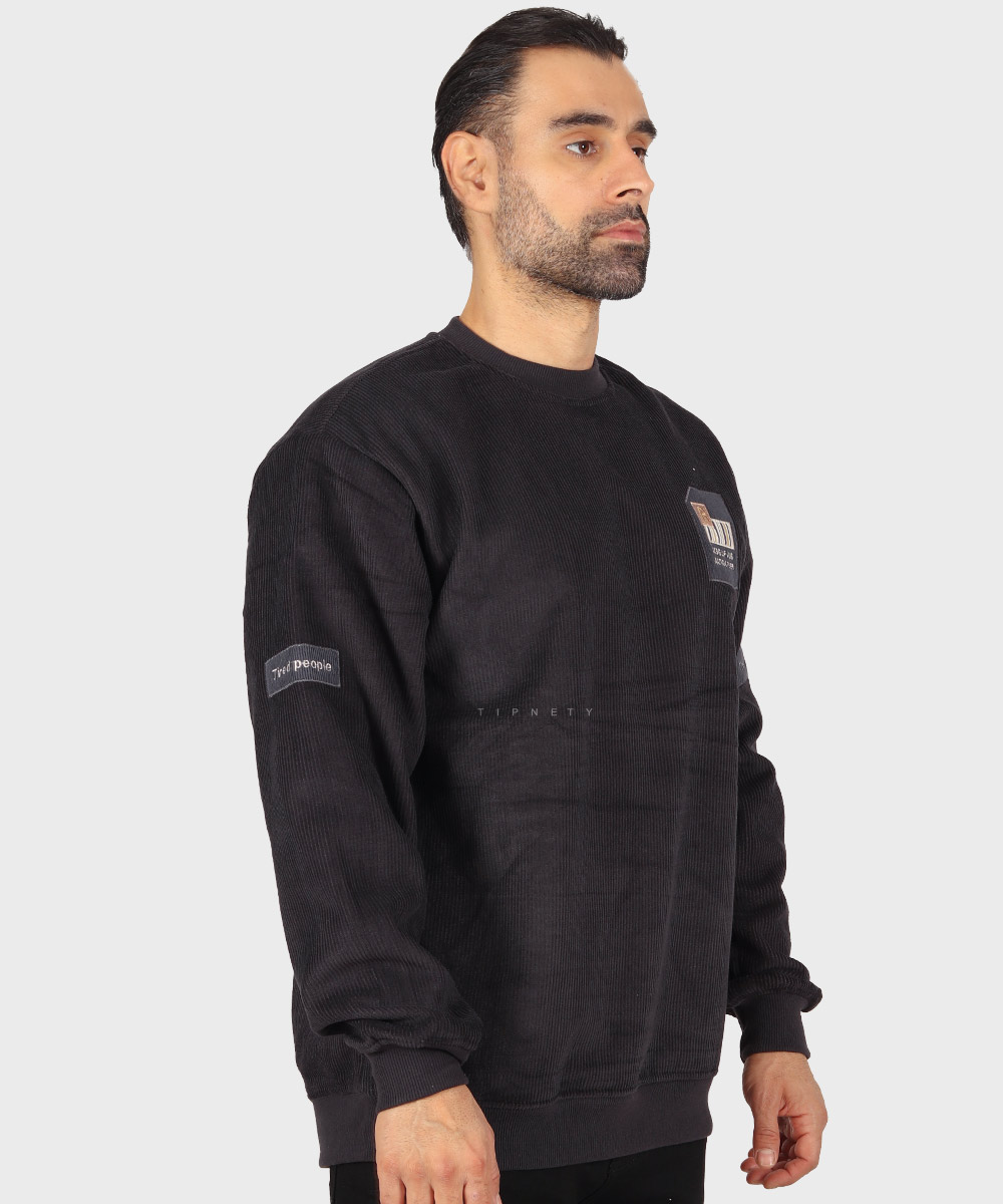                                         خاکی طوسی مشکی پاییزه پلیور 9803  - تصویر 12